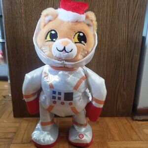 Gemmy Christmas Space-Walk Cat Plush - Moves and Sings